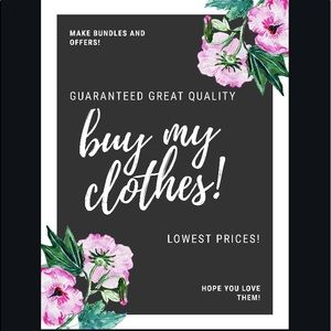 Come buy my clothes! 💜